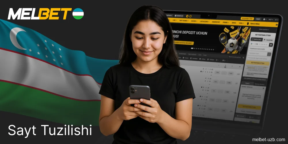 Melbet sayti Oʻzbekiston foydalanuvchilari uchun moslashtirilgan