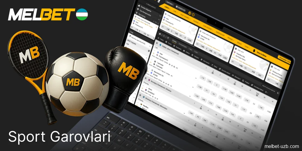 Melbet sport tikishlarining keng tanlovini taklif etadi